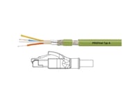 Helukabel 806395-1 Rj45 Nätverkskabel, Patchkabel Cat 5E Sf/Utp 2,00 M Grön Pvc-Mantel, Styv Innerledare, Flätad Skärm, Folieskärm 1 St