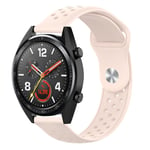22mm Huawei Watch GT / Honor Magic silicone watch band - Light Pink