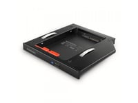 Axagon Rss-Cd12 2.5 Ssd/Hdd Caddy Into Dvd Slot 12.7 Mm Led Alu Interface Cards/Adapter Internal Sata