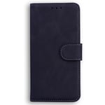 EIDERWOOD Xiaomi Redmi 13C (4G) / 13C (5G) / Poco C65 Konstläder Fodral med Plånboks & Stativfunktion - Svart