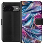 Google Pixel 9 Pro Svart Plånboksfodral Cellofan