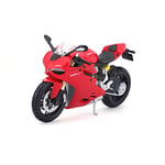 MAISTO- Ducati Motorbike MAISTO-1/12 Moto Special Edition 1199 Panigale-Rouge-Nouveaute FA 2022-Voiture Miniature pour Enfant-Reproduction à echelle, M11108