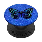 Blue Butterfly Blue PopSocket Blue Pop Socket Butterfly PopSockets Swappable PopGrip