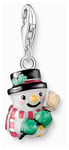 Thomas Sabo 2195-007-7 Snowman Enamel Sterling Silver Charm Jewellery