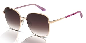 Ted Baker Whitney TB1745 Women's Sunglasses 401 Shiny Rose Gold/Brown Gradient