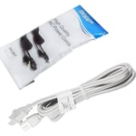 HQRP 10' AC Power Cord for Samsung 19-55" UN Series Plasma 4K UHD TV 3903-000599