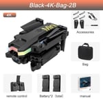 Sac noir 4K 2B - Mini Drone Xt8 Avec Caméra Hd Professionnelle 4k, Wifi, Fpv, Pression D'air Fixe, Altitude,
