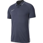 NIKE Men Academy19 Polo Poloshirt - Anthracite/Anthracite/White/White, Small