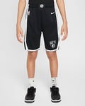 Brooklyn Nets 2023/24 Icon Edition Older Kids' (Boys') Nike NBA Swingman Shorts