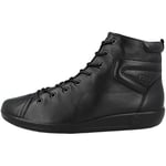 ECCO Ecco Soft 2.0' Low-Top Sneakers Women's Black Black With Black Sole56723 2.5/3 UK