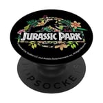 Jurassic Park Floral Tropical Fossil Logo PopSockets Swappable PopGrip
