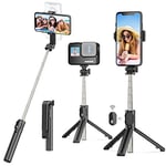 Selfie Stick for iphone,3 in 1 Bluetooth Selfie Stick Tripod with Remote,Holiday