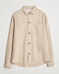 Les Deux Hamilton Viscose/Linen Overshirt Light Sand