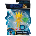 Sonic The Hedgehog Sonic 2 Movie Super Sonic Action Figure 10cm