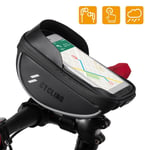 Cykelväska för styre - Med smartphonehållare Svart
