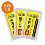 Feather Double Edge Razor Blades Bundle (30-p)