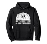 Sunshine and Scottsdale Arizona Retro Vintage Sun Pullover Hoodie