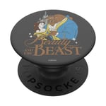 Disney Beauty & The Beast Vintage Logo Dance PopSockets Swappable PopGrip