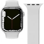 Vonmählen Solo Loop -silikonarmband, Apple Watch 38 / 40 / 41, storlek S, ljusgrå