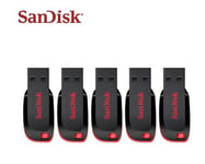 5 x SanDisk Cruzer Blade 32 Go Clé USB (paquet de cinq)