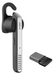Jabra Stealth UC Headset In-ear Micro-USB Bluetooth Black, Grey, Silver