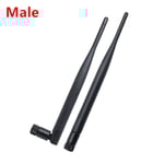 Antenne WiFi femelle 2.4GHz 5GHz 5.8GHz 6dBi,routeur WiFi,carte réseau sans fil,adaptateur USB,caméra IP de sécurité,moniteur vidéo,5 pièces - Type male