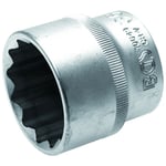 BGS TECHNIC DOUILLES 12 PANS DE CARRE 1/2 de Douille 36 mm