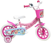 albri Bicicletta Bambina Da 12 Pollici Di Disney Principesse Princesses Vélo pour Fille Bébé – garçon, Rose