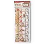 Stamperia - Tissu pour scrapbooking, albums, bullet journaux et plus, polyester, peut être cousu à la main ou à la machine, convient pour la colle artisanale, parfait pour l'artisanat et le cadeau