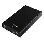Techly I-Case su31 – 35ty HDD Enclosure 3.5 "Noir Boite de Rangement – Disque Dur en réseau (3.5, SATA, Serial ATA II, série ATA III, 3.0 (3.1 Gen 1), HDD Enclosure, Noir, en Plastique)