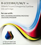 BROTHER LC223 COMPATIBLE INK 4 PACK FOR J4120/J4620/J4625