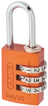ABUS Hänglås 145/20 Abus Kombinationslås (Orange)