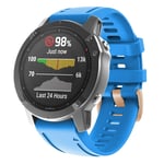 Garmin Fenix 7S / 6S Pro / 5S Plus Klockarmband i Silikon - Blå