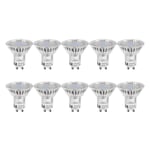 LE GU10 LED Bulbs, Warm White 2700K LED Light Bulbs, 35W Halogen Spotlight Equivalent, 3W Energy Saving GU10 Bulbs, 250lm, 120° Beam Angle, Non Dimmable, AC 220-240V, Pack of 10