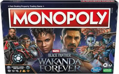 Hasbro Gaming Monopoly Marvel Studios Black Panther Wakanda Forever Edition B