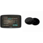 TomTom GPS Poids Lourds GO Professional 520-5 Pouces, Cartographie Europe 49, Trafic Via Smartphone & GPS Fixation Adhésive pour Tableau de Bord pour Tous Les Modèles TomTom Noir L131450