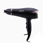 2200W Powerful Hair Dryer 2-Speed & 3 Heat Settings Concentrator Cool Shot Black