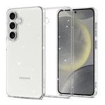 Samsung Galaxy S25 Tech-Protect Flexair Flexibel Plast Skal - Genomskinlig / Glimmer