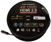 LINK Aoc Câble d'extension Actif en Fibre Optique HDMI 2.0 4 K x 2 K 60 Hz mâle/mâle 70 m