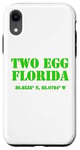 iPhone XR Two Egg Florida Coordinates Case