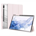 DUX DUCIS Samsung Galaxy Tab S9 Plus SM-X810 SM-X816 Kotelo TOBY Series Vaaleanpunainen