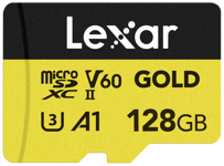 Lexar Pro Gold 128GB microSDXC UHS-II (R280/W100) -muistikortti