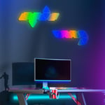 Smart Wall Lights Music Sync LED ABS RGB LED Wall Light Panels For Game Rooms