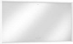 Hansgrohe Xarita E spejl med lys, dæmpbar, touch, 140,6x70,6 cm, mat hvid