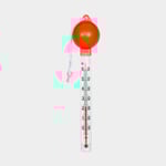 Termometerfabriken Viking Badtermometer i plast, med flytande orange boll, -5 °C till +60
