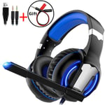 Gaming Headset Headphones with Microphone Light Surround Sound Bass Earphones For PS4 Xbox One Professional Gamer PC Laptop