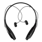 BT Earphones,Portable Retractable Neckband Bluetooth Headphones,Noise Cancelling HIFI Stereo Music Headphones,Magnetic Earbuds Sports Headsets,for Outdoor/Travel(Black)