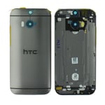 Genuine HTC One M8 Rear Housing Battery Cover With Laser Etch - Grey 83H40008-00