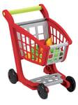 Ecoiffier 100% Chef shopping cart with groceries