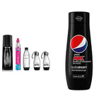 Sodastream Pack avec Machine à Eau Pétillante et Soda Terra Noire, 1 Bouteille + Sodastream Concentré Pepsi Max, 440ml